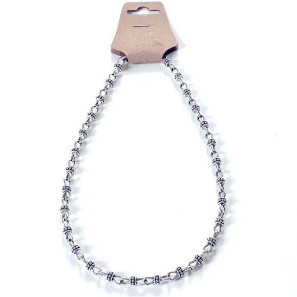 Premier Designs Silver Tone 18” Link Chain Necklace - Picture 1 of 14
